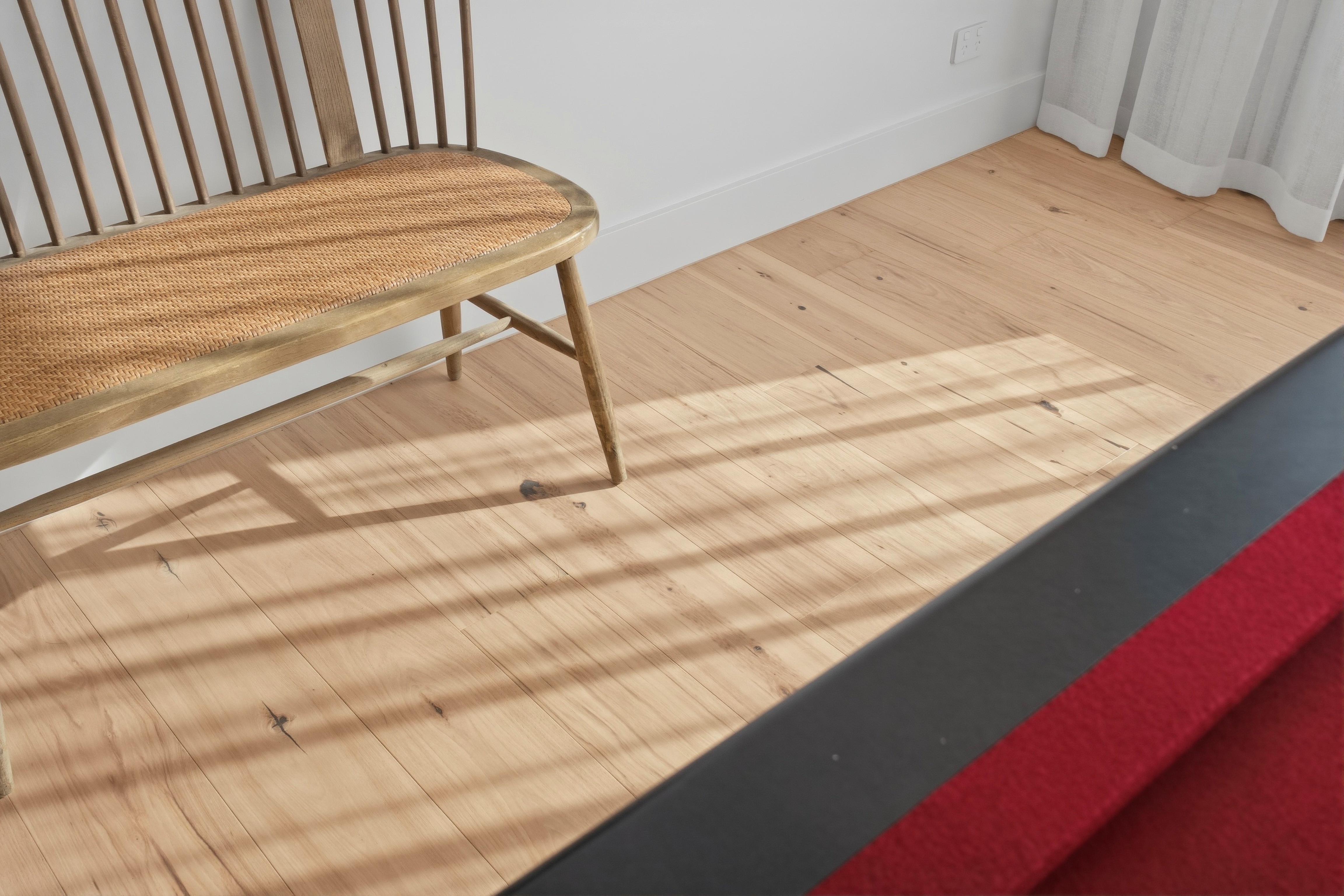 European oak flooring detail