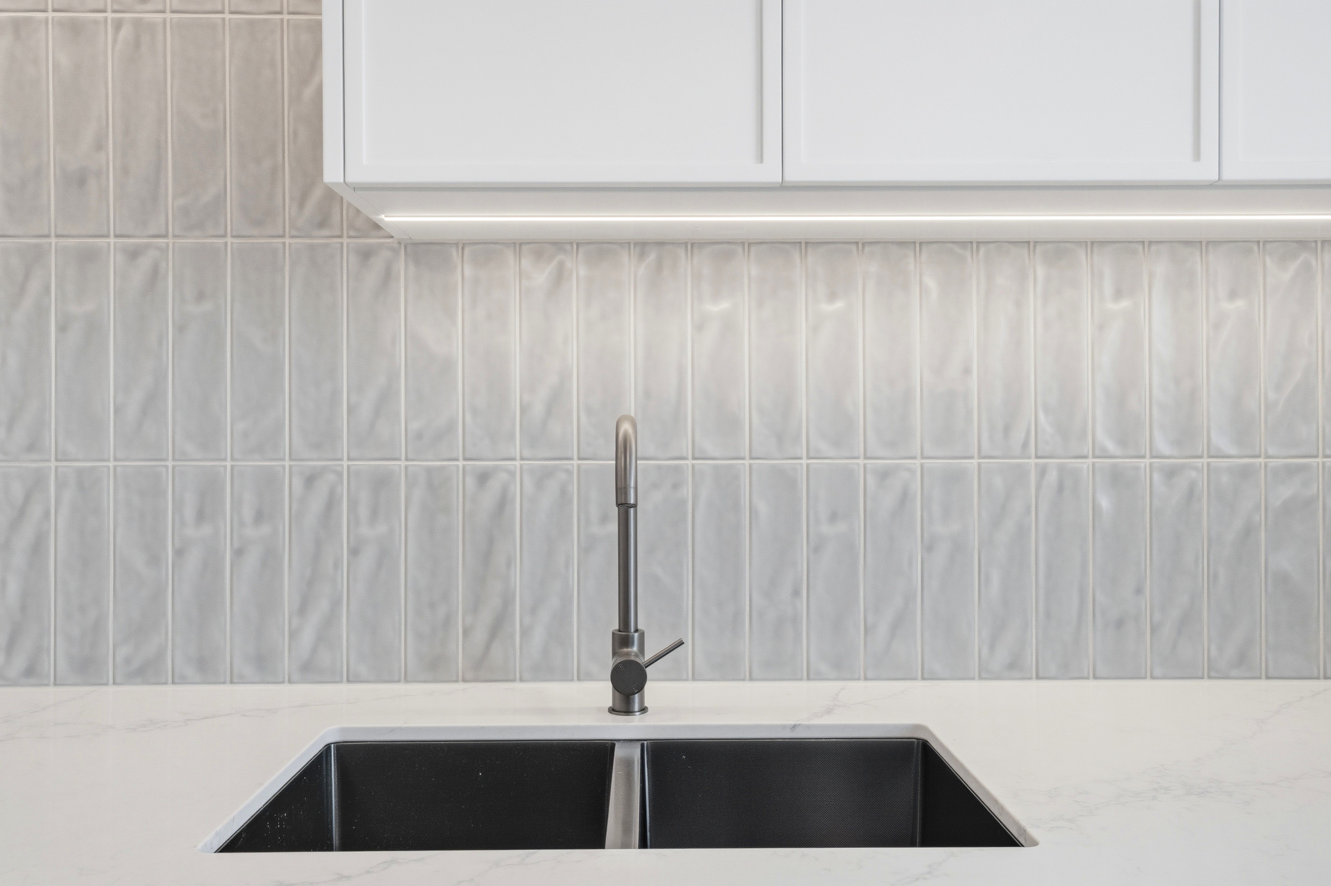 Laundry sink and splashback detail